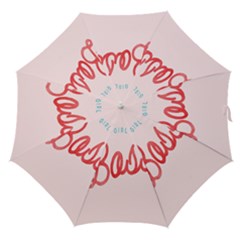 Girl Boss Pink Red Blue Sexy Straight Umbrellas