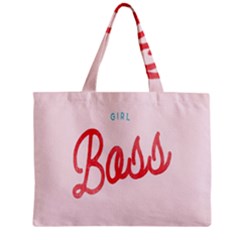 Girl Boss Pink Red Blue Sexy Zipper Mini Tote Bag