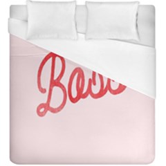 Girl Boss Pink Red Blue Sexy Duvet Cover (king Size)