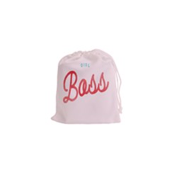 Girl Boss Pink Red Blue Sexy Drawstring Pouches (XS) 