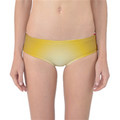 Heart Rhythm Gold Red Classic Bikini Bottoms