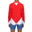 Heart Rhythm Inner Red Kids  Long Sleeve Swimwear View2