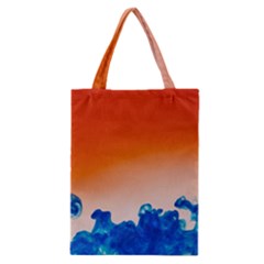 Simulate Weather Fronts Smoke Blue Orange Classic Tote Bag by Mariart