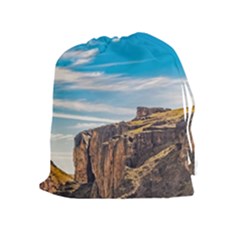 Rocky Mountains Patagonia Landscape   Santa Cruz   Argentina Drawstring Pouches (extra Large) by dflcprints