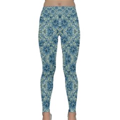 Modern Baroque Pattern Classic Yoga Leggings by dflcprintsclothing