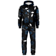 Floral pattern Hooded Jumpsuit (Men) 