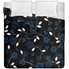 Floral Pattern Duvet Cover Double Side (king Size) by Valentinaart