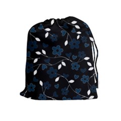 Floral pattern Drawstring Pouches (Extra Large)