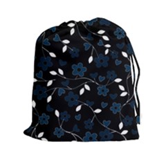 Floral pattern Drawstring Pouches (XXL)