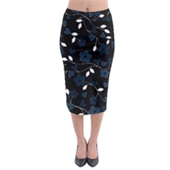 Floral pattern Midi Pencil Skirt