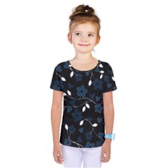 Floral pattern Kids  One Piece Tee