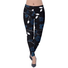 Floral pattern Velvet Leggings