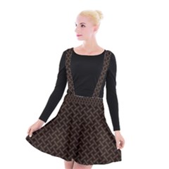 Pattern Suspender Skater Skirt