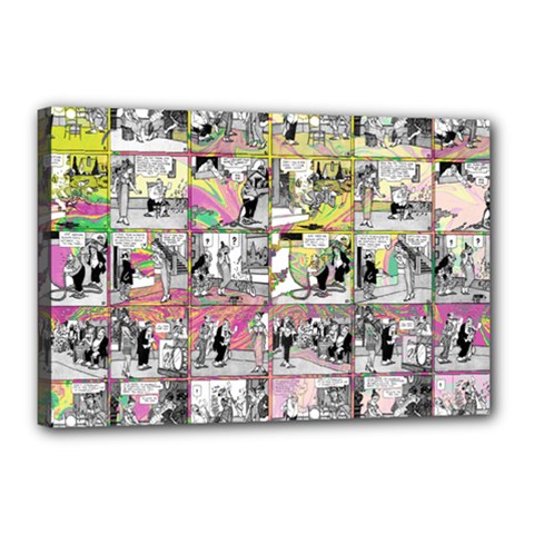 Comic Book  Canvas 18  X 12  by Valentinaart