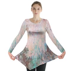 Cold Stone Abstract Long Sleeve Tunic  by digitaldivadesigns