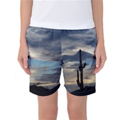 Cactus Sunset Women s Basketball Shorts by JellyMooseBear