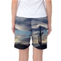 Cactus Sunset Women s Basketball Shorts View2