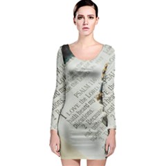 I Love The Lord Long Sleeve Bodycon Dress by JellyMooseBear