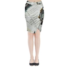 I Love The Lord Midi Wrap Pencil Skirt by JellyMooseBear