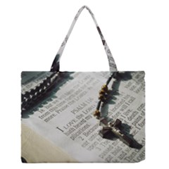 I Love The Lord Medium Zipper Tote Bag by JellyMooseBear