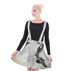 I Love The Lord Suspender Skater Skirt by JellyMooseBear