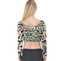 Love Long Sleeve Crop Top View2