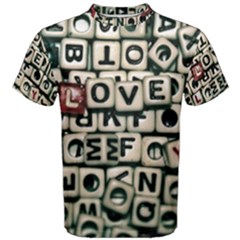 Love Men s Cotton Tee by JellyMooseBear