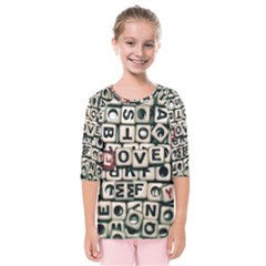 Love Kids  Quarter Sleeve Raglan Tee