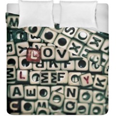 Love Duvet Cover Double Side (king Size) by JellyMooseBear