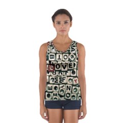 Love Women s Sport Tank Top  by JellyMooseBear