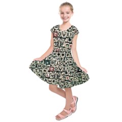 Love Kids  Short Sleeve Dress by JellyMooseBear