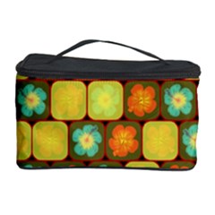 Random Hibiscus Pattern Cosmetic Storage Case by linceazul