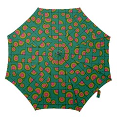 Tiled Circular Gradients Hook Handle Umbrellas (medium) by linceazul