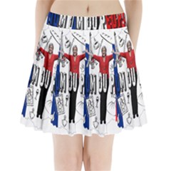 Marine Le Pen Pleated Mini Skirt by Valentinaart