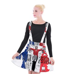 Marine Le Pen Suspender Skater Skirt