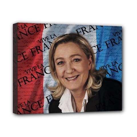 Marine Le Pen Canvas 10  X 8  by Valentinaart