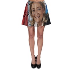 Marine Le Pen Skater Skirt by Valentinaart