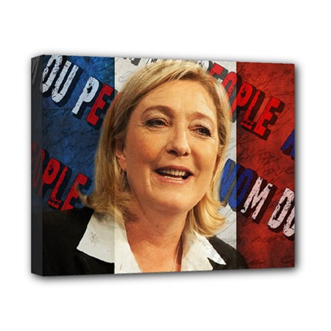 Marine Le Pen Canvas 10  X 8  by Valentinaart