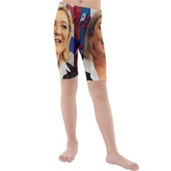 Marine Le Pen Kids  Mid Length Swim Shorts by Valentinaart