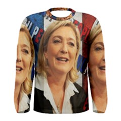 Marine Le Pen Men s Long Sleeve Tee by Valentinaart