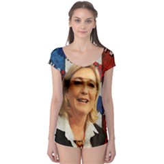 Marine Le Pen Boyleg Leotard  by Valentinaart