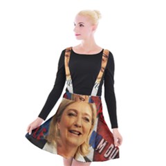 Marine Le Pen Suspender Skater Skirt