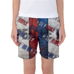 Marine Le Pen Women s Basketball Shorts by Valentinaart