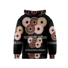 Five Donuts In One Minute  Kids  Pullover Hoodie by Valentinaart