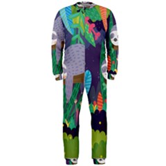 Sloth In Nature Onepiece Jumpsuit (men)  by Mjdaluz