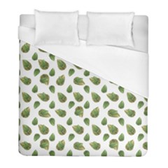 Leaves Motif Nature Pattern Duvet Cover (full/ Double Size) by dflcprints