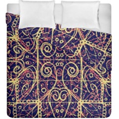 Tribal Ornate Pattern Duvet Cover Double Side (king Size) by dflcprints