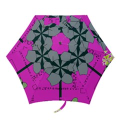 Flowers And Squares         Umbrella by LalyLauraFLM