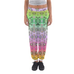 Summer Bloom In Festive Mood Women s Jogger Sweatpants by pepitasart