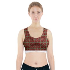 Sanquhar Old Knit Sports Bra With Pocket